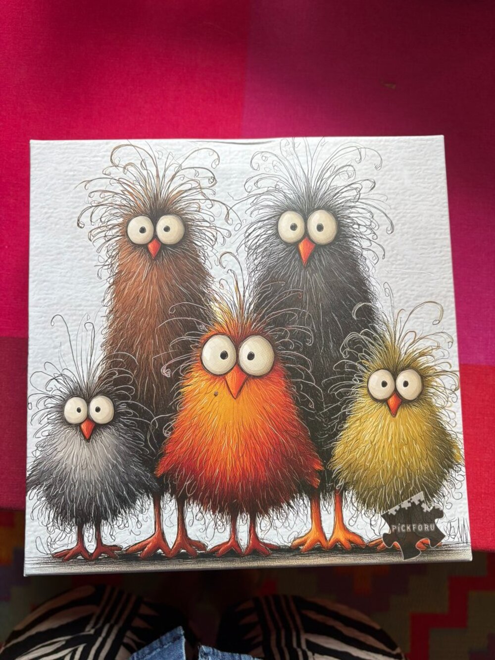 Abstract Chicken Jigsaw Puzzle - 1000 Pieces